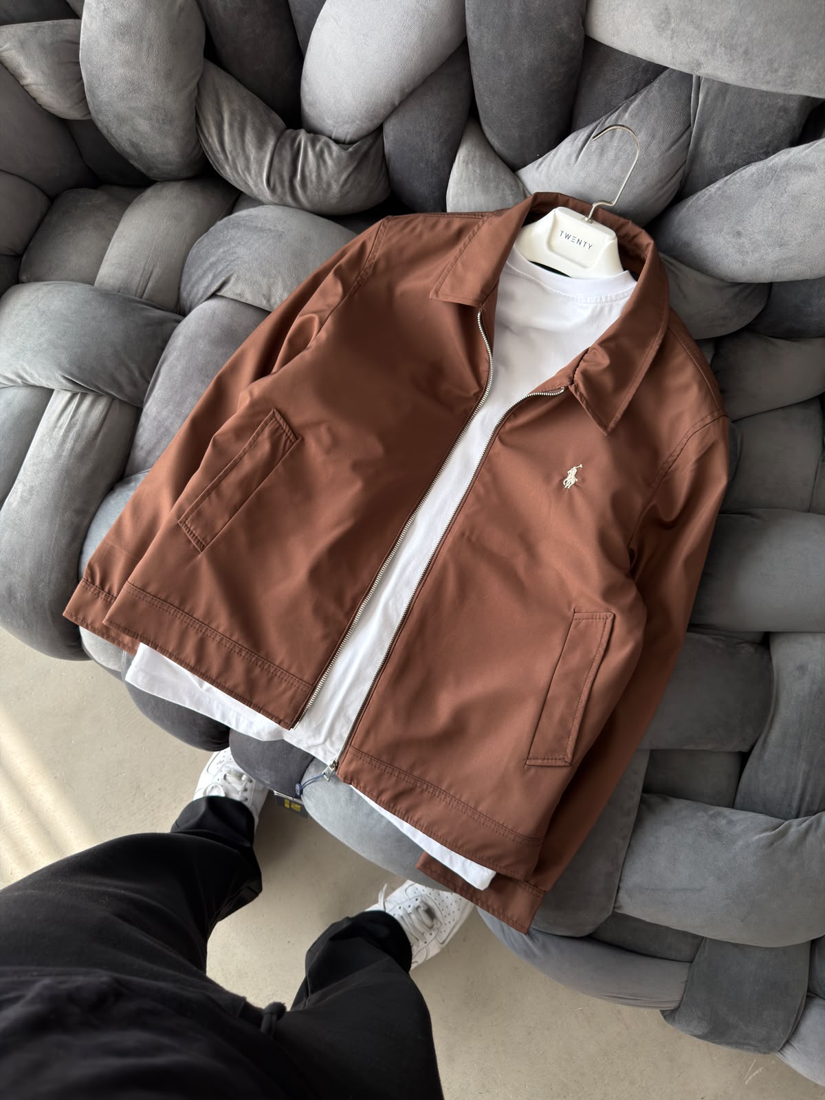 Polo ceket ( kahve)