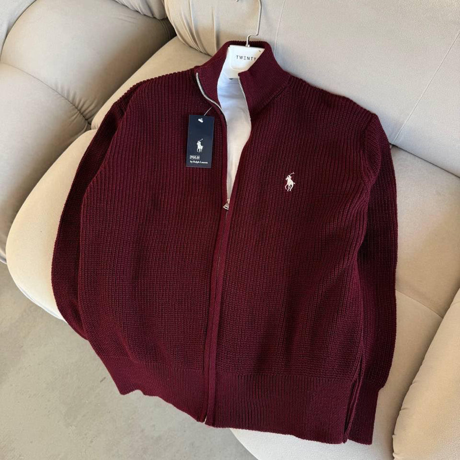 Polo fermuağırlı hırka