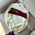 Usa örgülü triko kazak