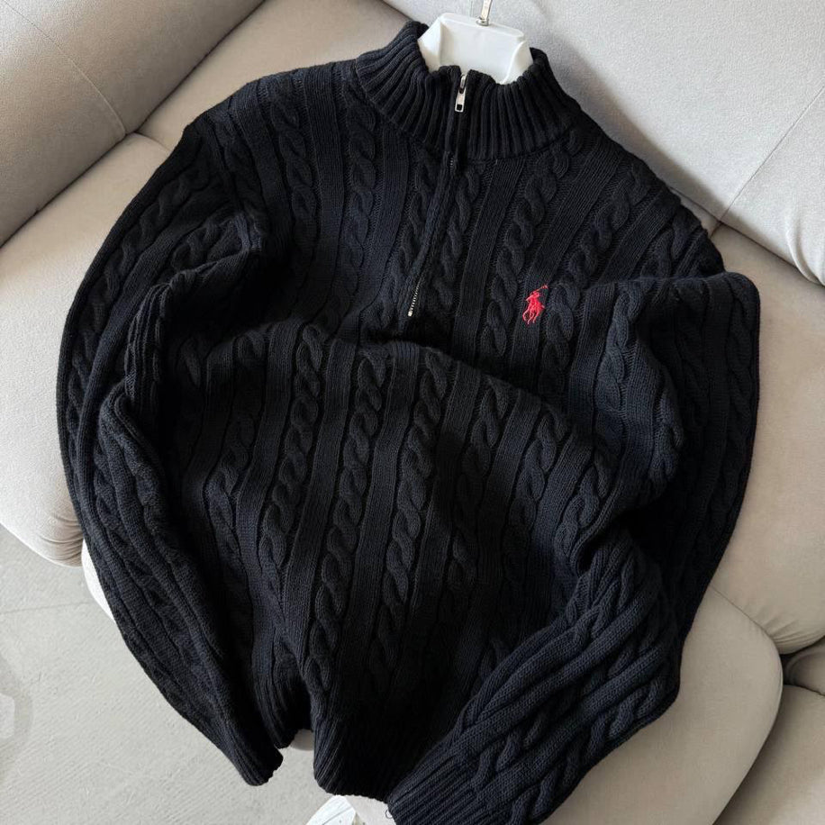 Polo yağırım fermuağırlı siyah