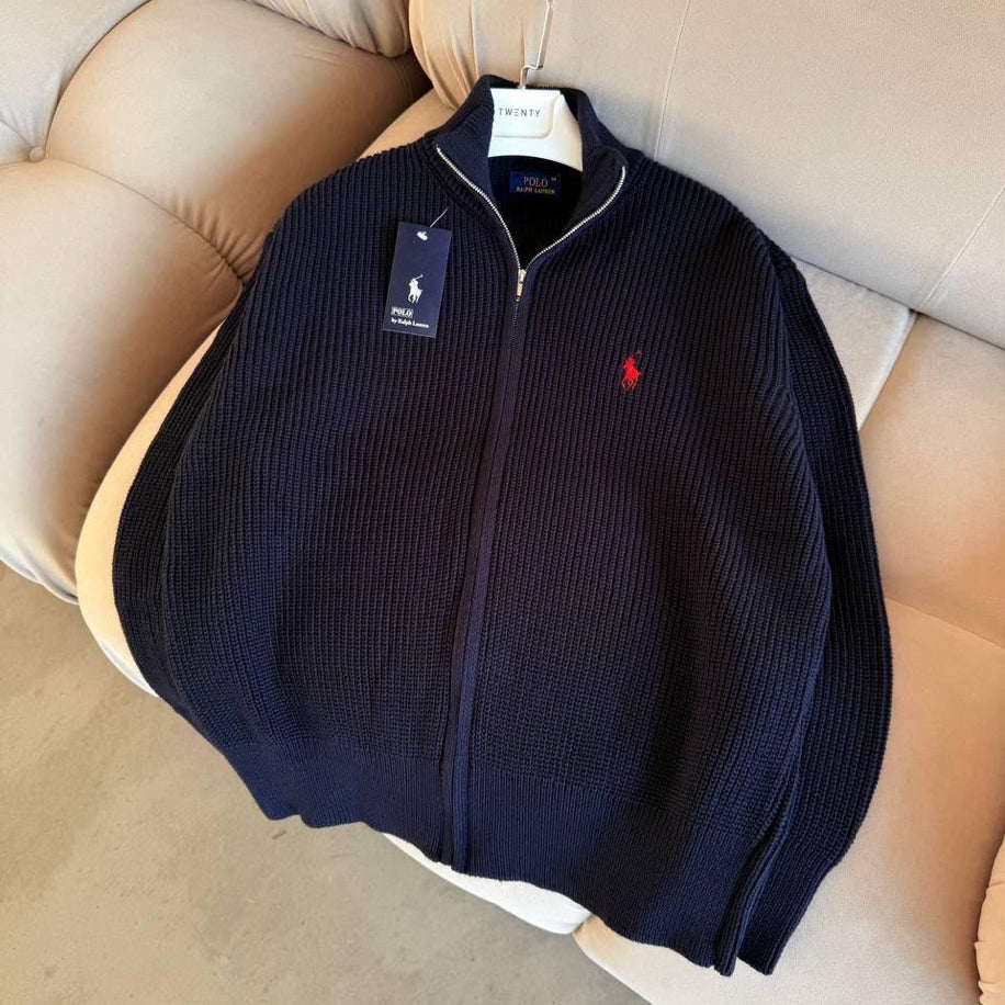 Polo fermuağırlı hırka