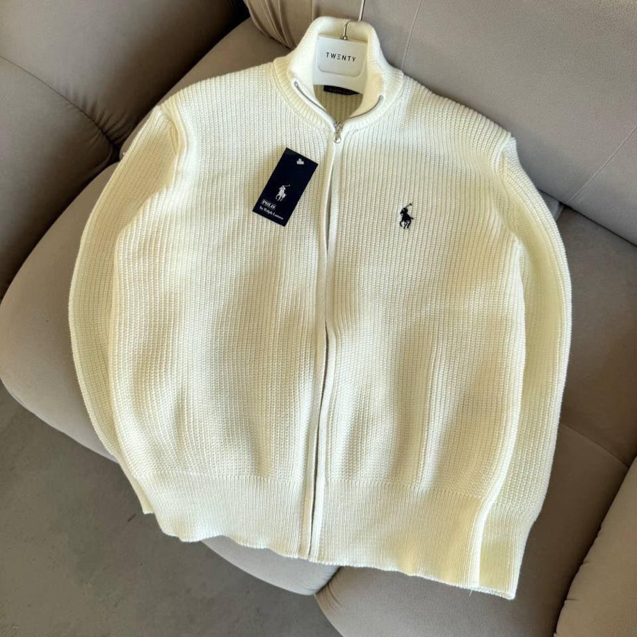 Polo fermuağırlı hırka